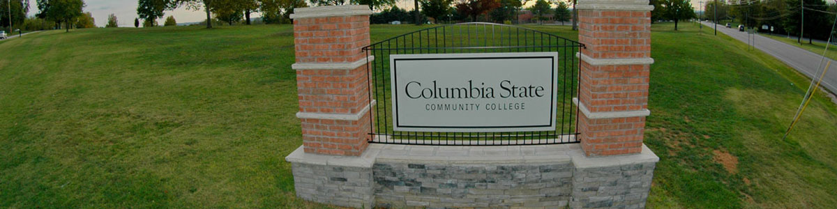 Columbia State outdoor sign
