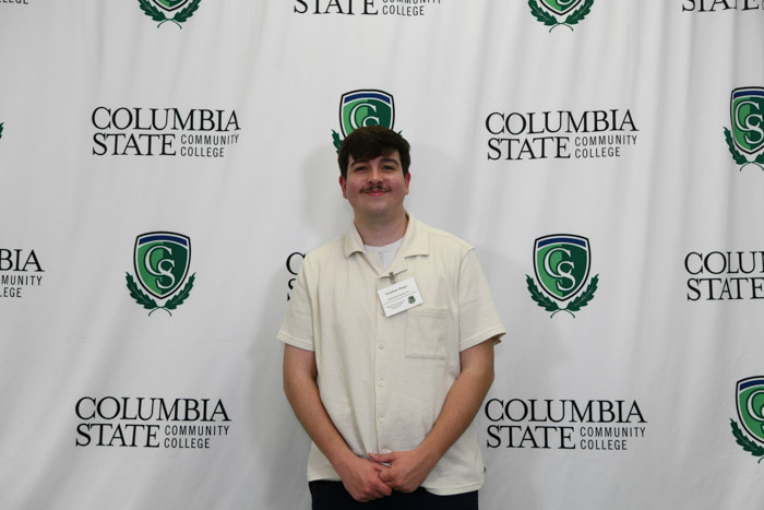 Jonathan Mcgee received the Lambda Beta Honor Society Award. Not pictured: Madison Grace Nolan received a TCCAA First Team All-Academic Athletics Softball award; Anthony Miquel Pastrana received TCCAA Diamond Team and NJCAA First Team All-Academic Athletics Baseball awards; Bella E. Plunkett was honored for serving as Phi Theta Kappa vice president of Service; Jian C. Reodica received the Finance Academic Discipline Award; Dannyel Romero was honored for serving as Student Government Association House of Representatives-Williamson Campus; Noahh Berg, Erix S. Croft and Jake Daniel Hannah received Academic Excellence awards; and Jamillia R. Lynch received a TCCAA Second Team All-Academic Athletics Softball award.